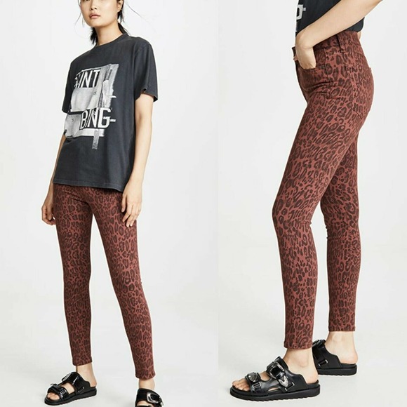 Joe's Jeans Denim - Joes Jeans The Charlie Leopard Print High Rise